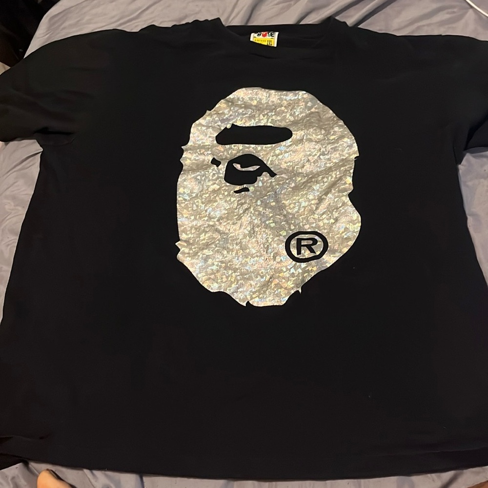 Black bape t shirt pretty much new